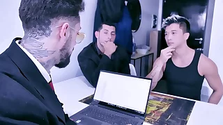 DOUBLE Astuteness OF A KOREAN TWINK